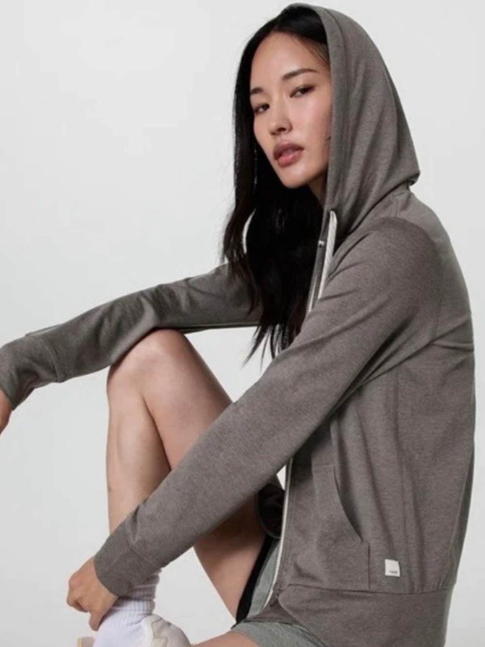 Vuori Halo Performance Hoodie 2.0 Chia Heather XS